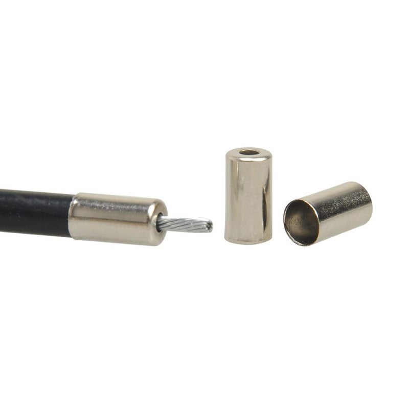lasenersm 100 Pieces Bike Bicycle 5mm Brake Cable Housing Ferrule End Caps MTB Road Bike Accessary Part Replacement - Image 4